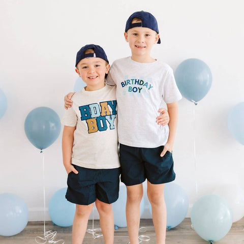 Birthday Boy Checker Short Sleeve T-Shirt