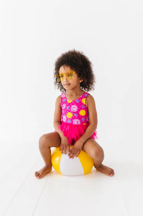 Electric Smiles Swimsuit With Tutu