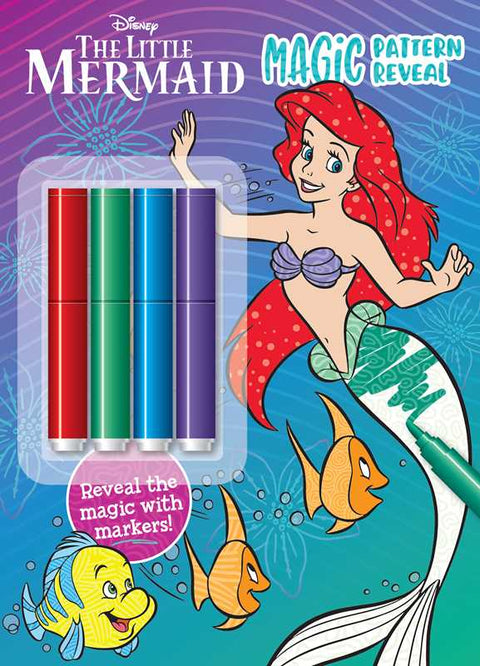 Disney Little Mermaid: Magic Pattern Reveal Coloring Book