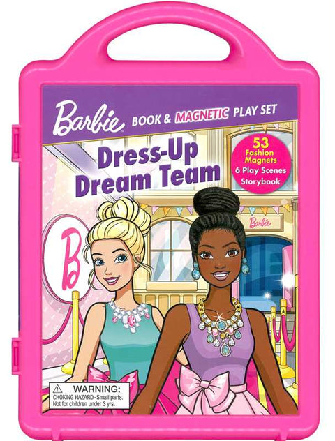 Barbie Book & Magnetic Playset