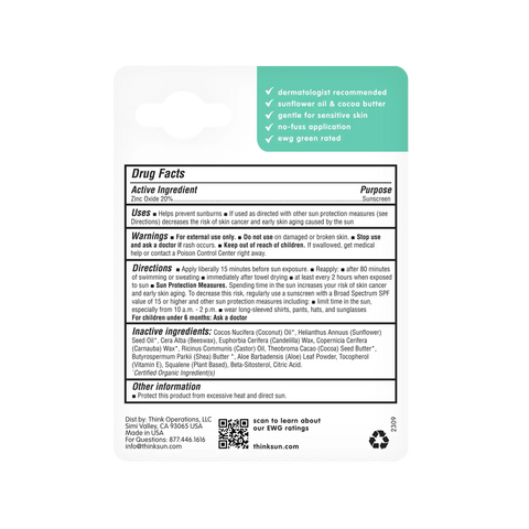 SPF 30 Face & Body Sunscreen Stick