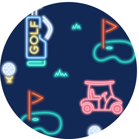 Neon Golf Convertible Footie