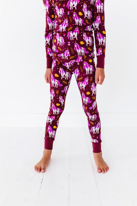 Unicorn Dreams Kids Bamboo Pajamas