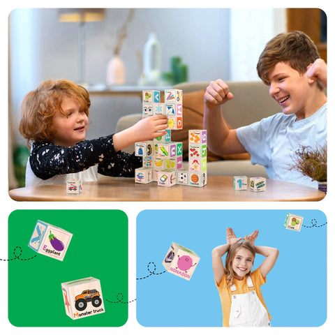 PicassoTiles 1" Magnetic Cubes Set (36 Pieces)