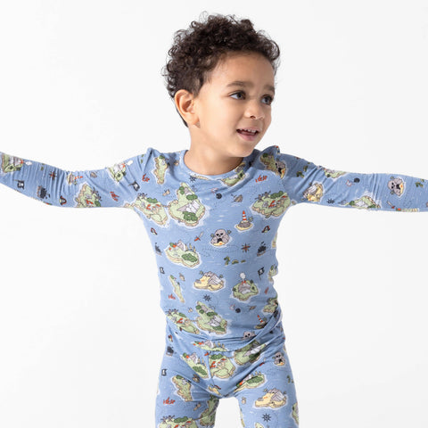 Kids Bamboo Pajama Set - Pirate Cove