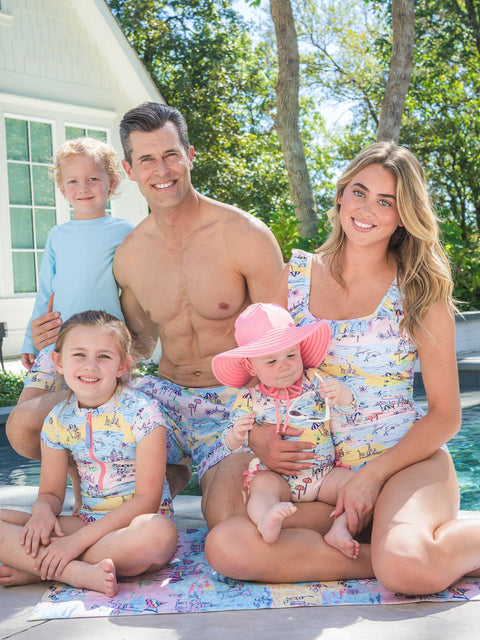 Boys Performance Hybrid Swim Trunks - Beach Day