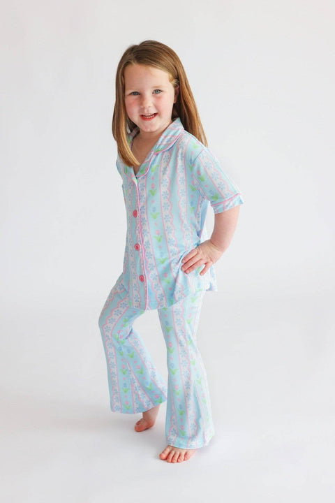 Whimsy Tulip Dream Girl's Flare Set