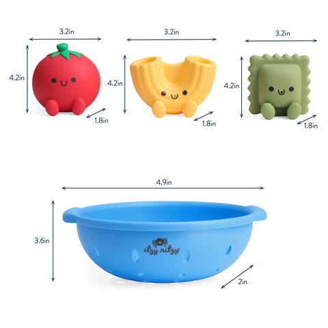 Itzy Splash Pals™ Bath & Water Toy - Pasta