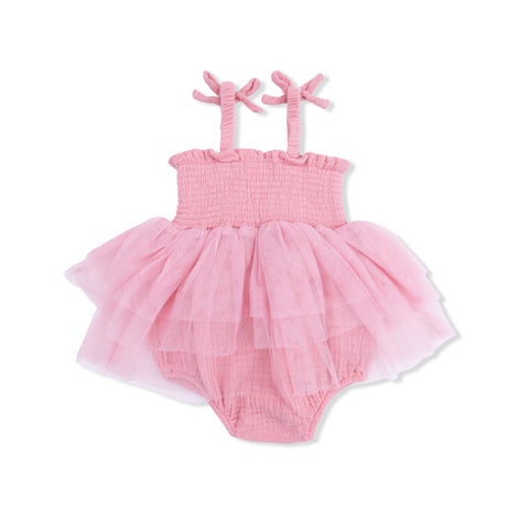 Tutu Bubble - Solid Muslin Poignant Pink