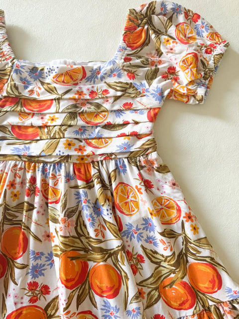 Amelie Dress - Orange Blossoms
