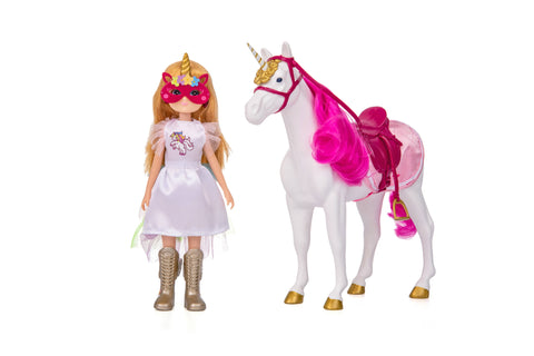 Unicorn Dress Up Lottie Doll