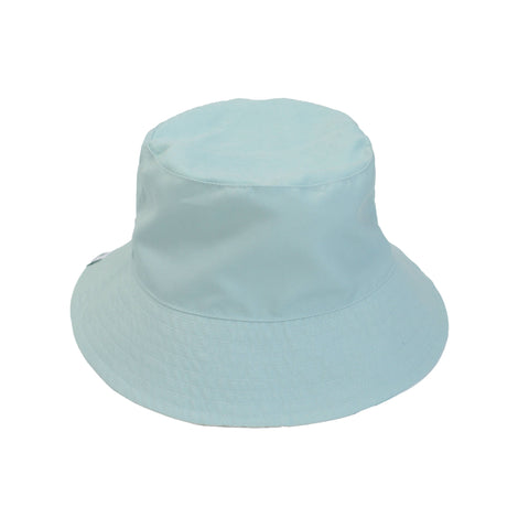 Blue Plaid Kids Reversible Bucket Hat