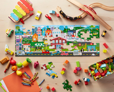 Busy City 46-Piece Kids Puzzle