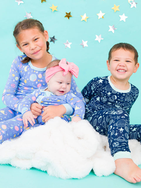 Starry Dreams Bamboo Footie Pajama