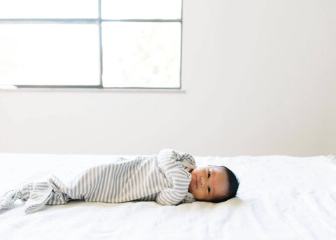 Newborn Knotted Gown - Everest