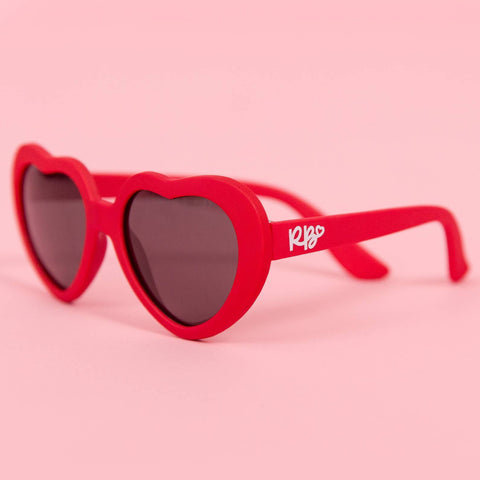 Red Heart Shaped Sunglasses