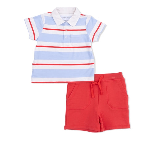 Polo with Everyday Short - Preppy Rugby