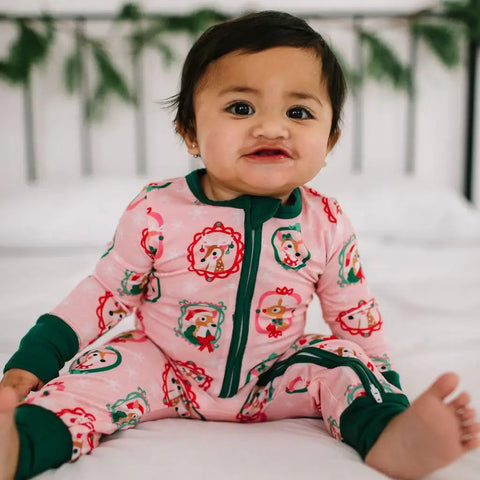 Zippy Bamboo Baby Pajama - Reindeer
