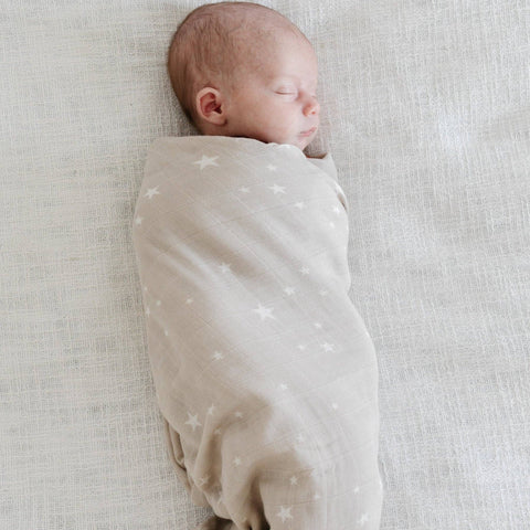 Bamboo Muslin Swaddle: Starry Night