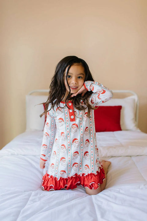 Nightgown in Vintage Santa