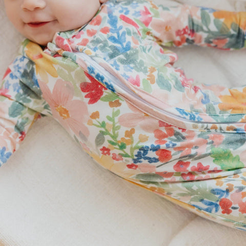 Zip-Up Footie Pajama - Lark