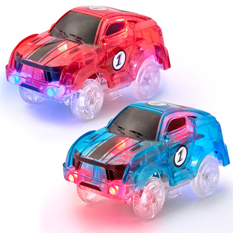 Light Up Speedway Racer Cars Set