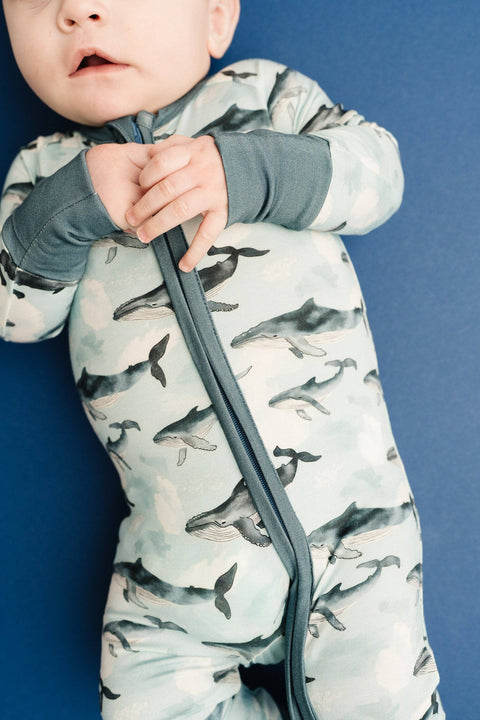 Whale Watch Bamboo Sleeper