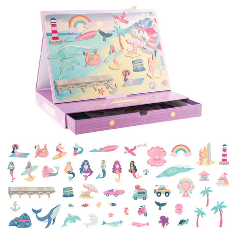 Magnetic Scene Drawer Toy Set - Mermaid