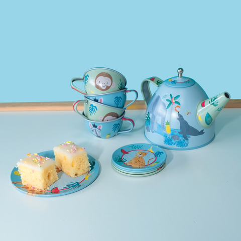 Jungle 14 Piece Tea Set