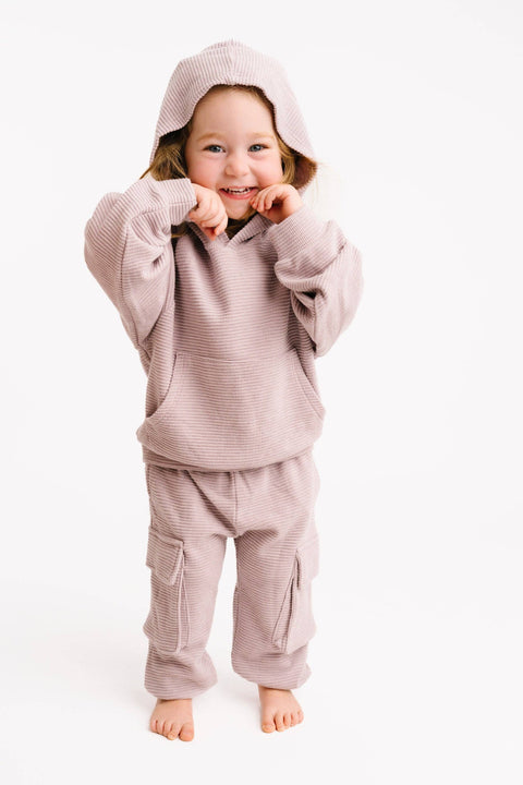 Lavender Fog Waffle Cargo Set