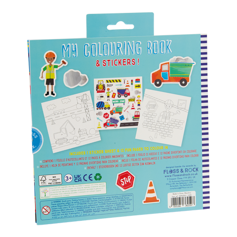 Construction Scented Coloring Book