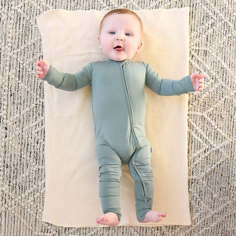 Eucalyptus Zip Bamboo Pajamas