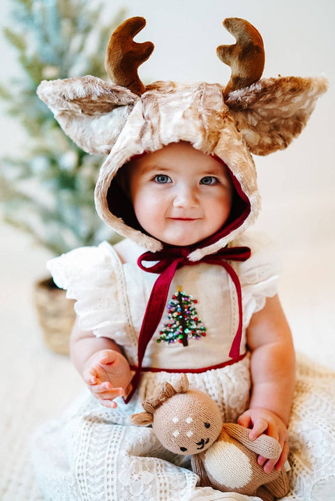 Vintage Tree Girls' Dress & Bloomer Set