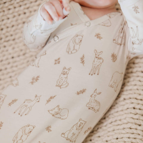 Newborn Knotted Gown - Dylan