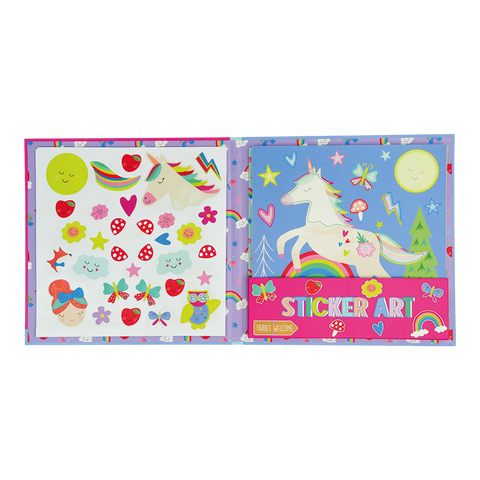 Rainbow Fairy Sticker Art