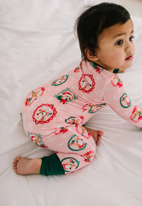 Zippy Bamboo Baby Pajama - Reindeer