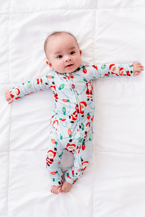 Hangin' With Santa Bamboo Convertible Footie for Babies