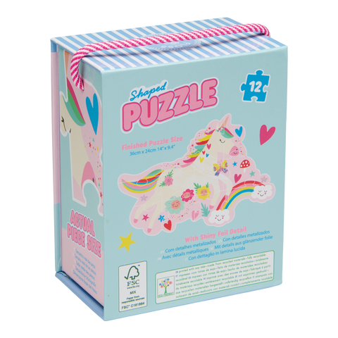 Rainbow Fairy 12pc Shaped Puzzle