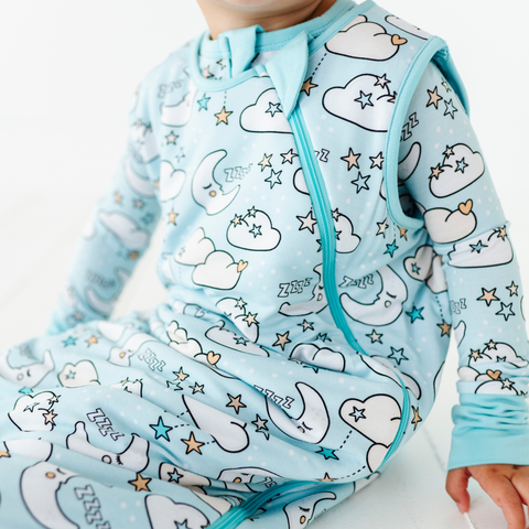 Blue Starry Slumber Baby Sleep Bag