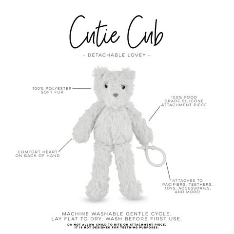 Cutie Cuddle (Plush Animal Lovey): Blue Bear