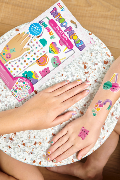 Tattoo Palooza: Temporary Tattoos & Nail Stickers - Sweet Shop