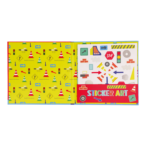 Construction Sticker Art