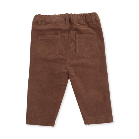 Adjustable Corduroy Pant - Solid Beaver Fur
