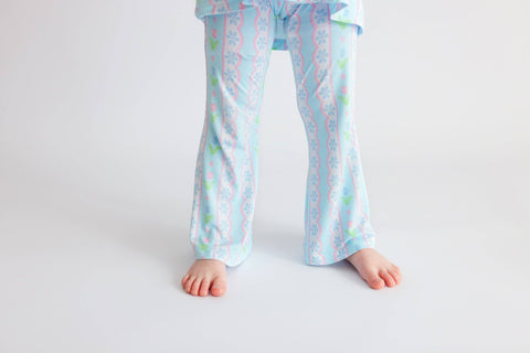 Girls Flare Bamboo Pajama Set - Whimsy Tulip