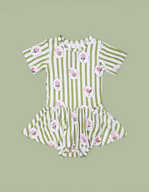 Rosie's Meadow Stripes Dream Bodysuit Dress
