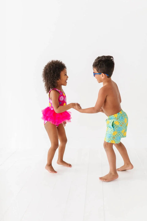 Electric Smiles Swimsuit With Tutu