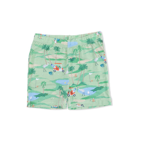 Loungewear Short Set - Golf Oasis Animals
