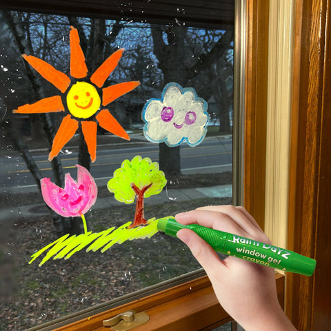 Rainy Days Window Gel Crayons