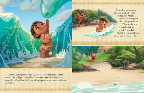 Disney Moana Book & Magnetic Playset