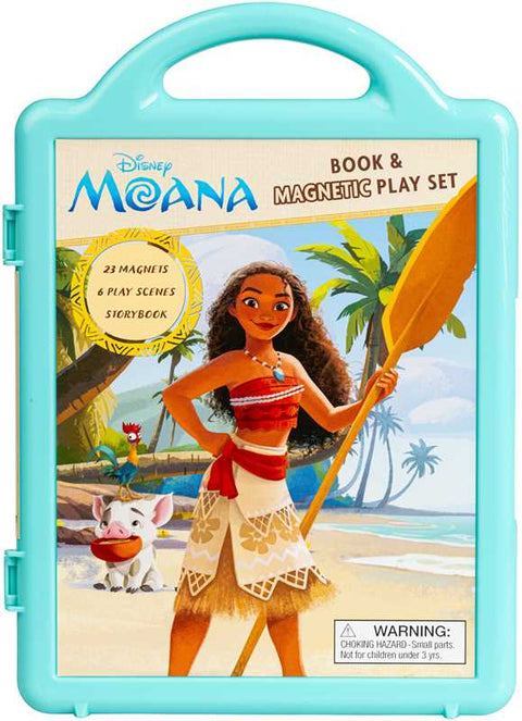 Disney Moana Book & Magnetic Playset